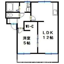 コンフォート社A棟の物件間取画像